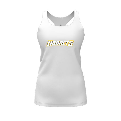 [FT0TRBWH-FYS-LOGO1] Decker Racerback Tank Top (Female Youth S, White, Logo 1)