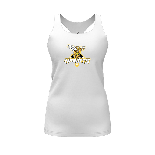 [FT0TRBWH-FYS-LOGO2] Decker Racerback Tank Top (Female Youth S, White, Logo 2)