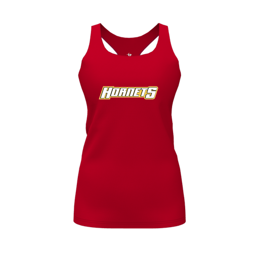 [FT0TRBRD-FYS-LOGO1] Decker Racerback Tank Top (Female Youth S, Red, Logo 1)