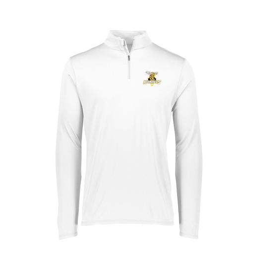 [FTLQFLWH-FAXS-LOGO2] Decker Women's Flex-Lite 1/4 Zip Shirt (Female Adult XS, White, Logo 2)