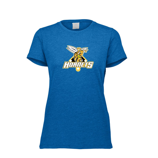 [FTSCUBRY-FAXS-LOGO2] Decker Women's Tri-Blend T-Shirt - Short Sleeve (Female Adult XS, Royal, Logo 2)