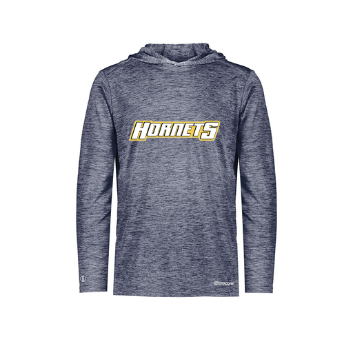 [FOLHCGNV-AS-LOGO1] Decker Men's Charge Hoodie (Adult S, Navy, Logo 1)