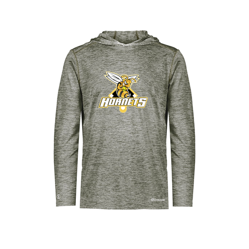 [FOLHCGGY-AS-LOGO2] Decker Men's Charge Hoodie (Adult S, Gray, Logo 2)