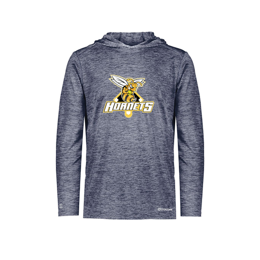 [FOLHCGNV-YS-LOGO2] Decker Youth Charge Hoodie (Youth S, Navy, Logo 2)