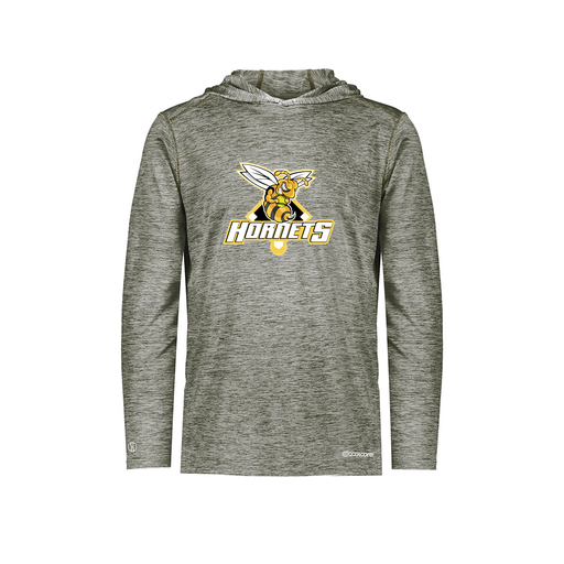 [FOLHCGGY-YS-LOGO2] Decker Youth Charge Hoodie (Youth S, Gray, Logo 2)