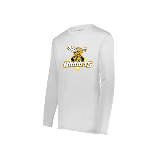 [222822.005.XS-LOGO2] Men's LS Smooth Sport Shirt (Adult XS, White, Logo 2)